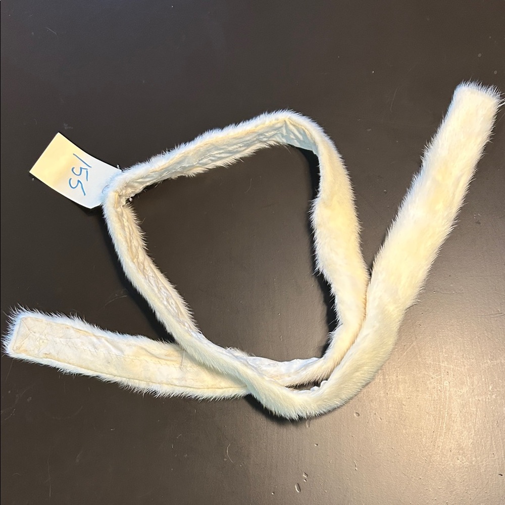 White Faux Fur Headband